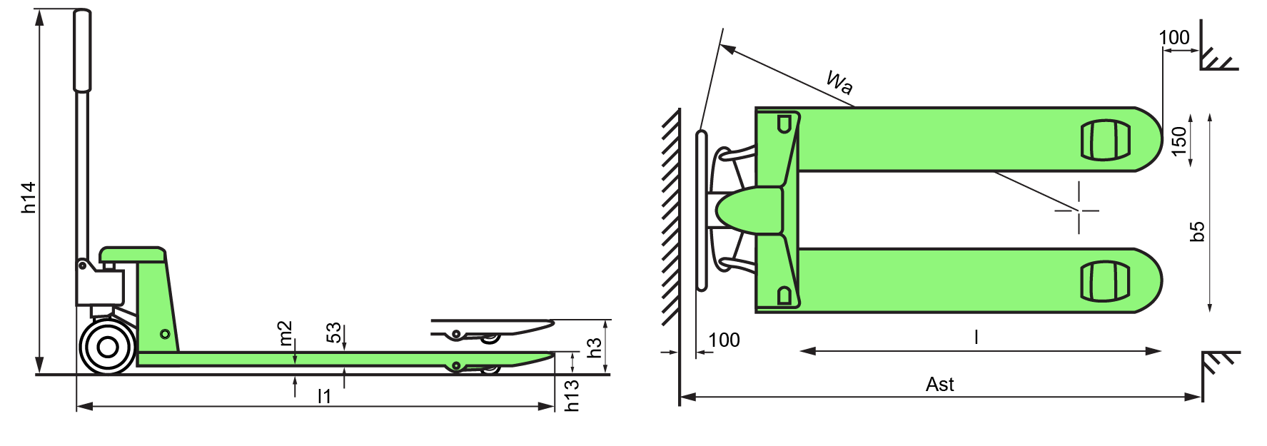 Mitsubishi - Hand Pallet