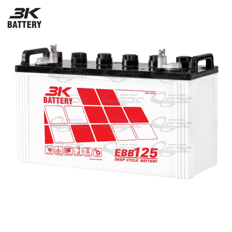 แบตเตอรี่ 3K โซลาร์เซลล์ รุ่น EBB-125V