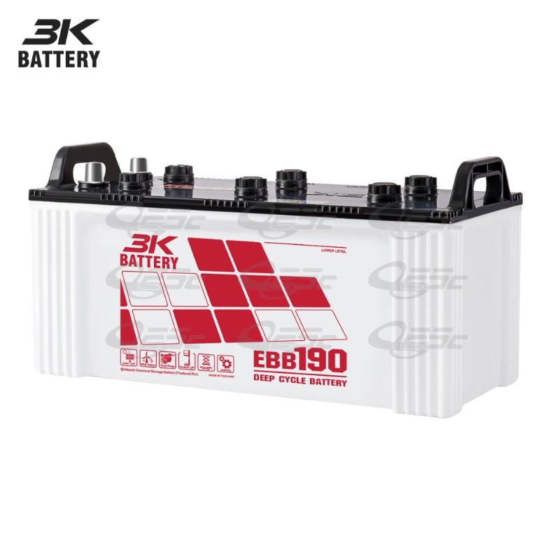 แบตเตอรี่ 3K โซลาร์เซลล์ รุ่น EBB-190T