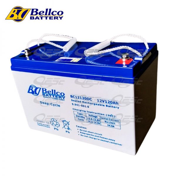 แบตเตอรี่ BELLCO รุ่น BC12120DC (Deep Cycle Battery) - Image 2